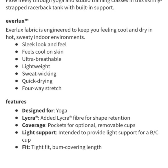 Lululemon Power Y Tank Light Pink 6 EUC flawless no pads flattering, Lulu yoga - Picture 9 of 9